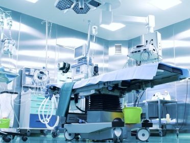 operating room with modern equipment.